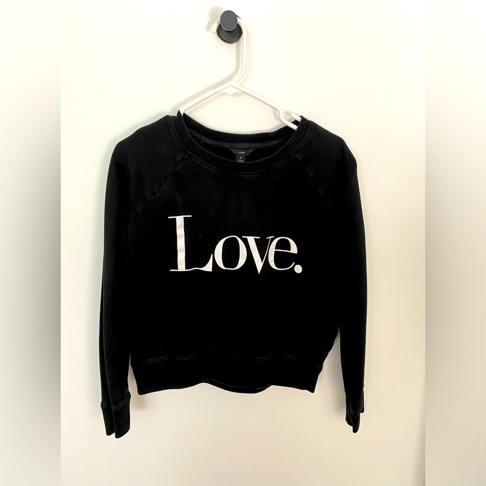 Jcrew LOVE Sweatshirt women’s small